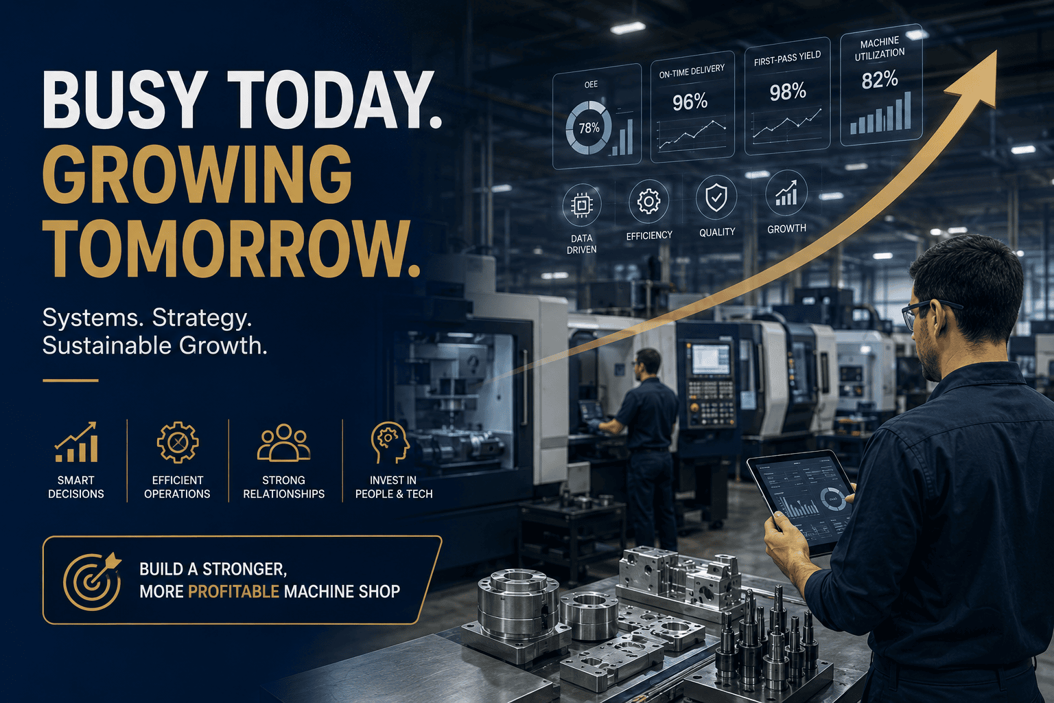 What Is the Full Framework for Growing a Machine Shop Beyond Just Staying Occupied?